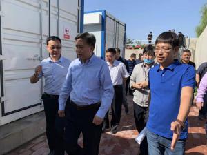 河北省生态环境厅厅长高建民组织参观考察乐动（中国）环保污水分散源治理项目运行情况
